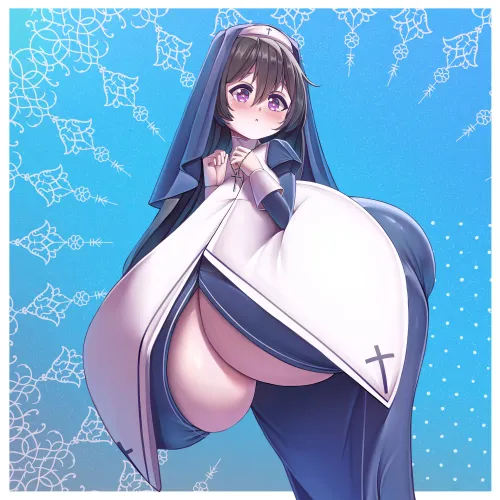 Anxious Nun (Vega) by 23LovelyHearts