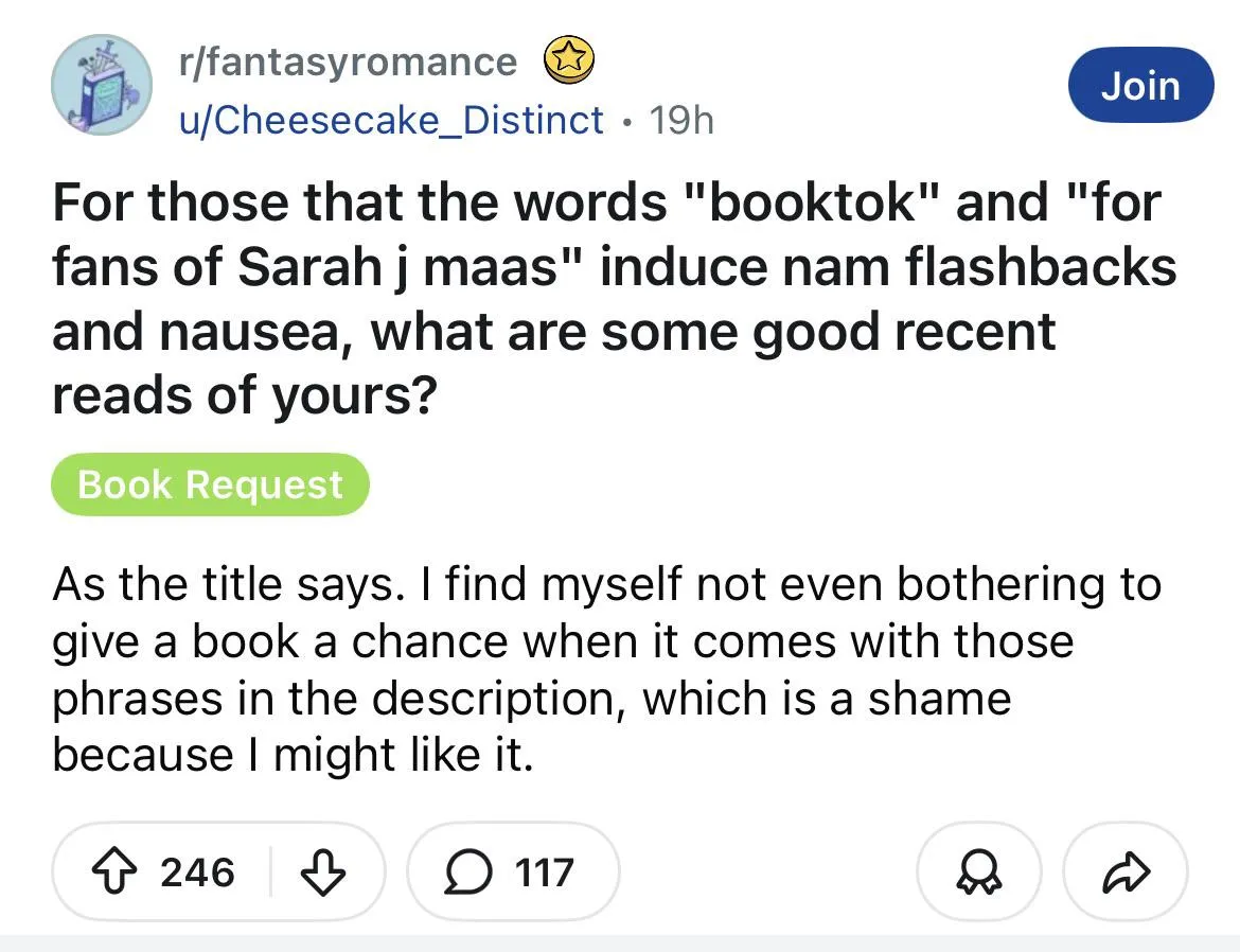 Any other Vietnam war veterans traumatized by booktok slop? posted by Cappu156