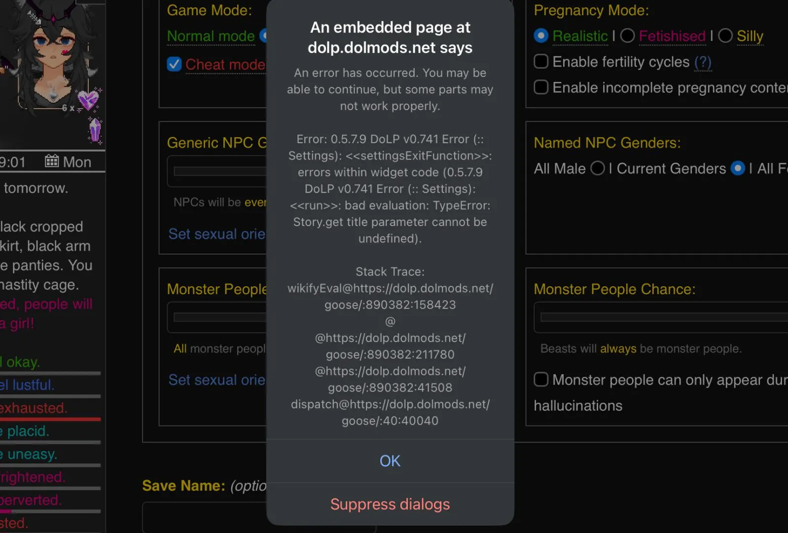 Anyone know what I did ? posted by CatboyKokichi