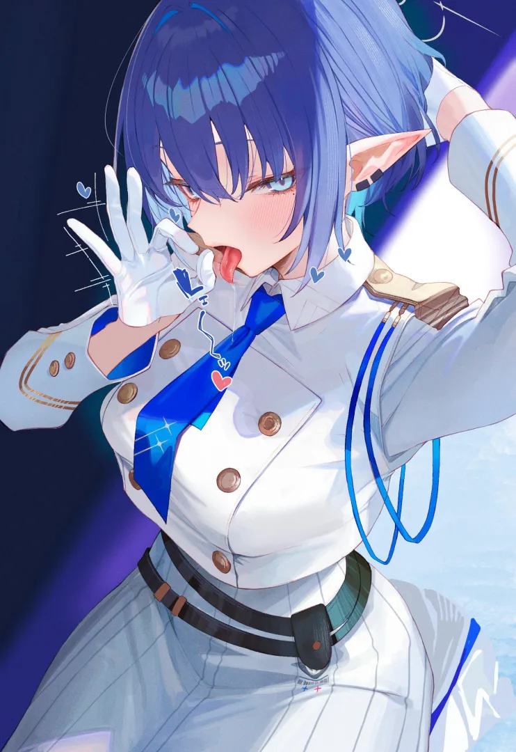 Aoi wants something, but I'm not sure what (Suujiniku) [Blue Archive] posted by llamanatee