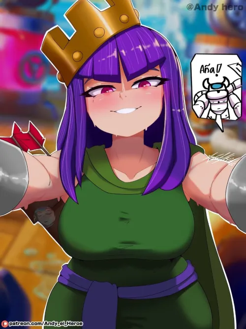 archer queen (clash royale)[andy hero] by AccomplishedRow8719