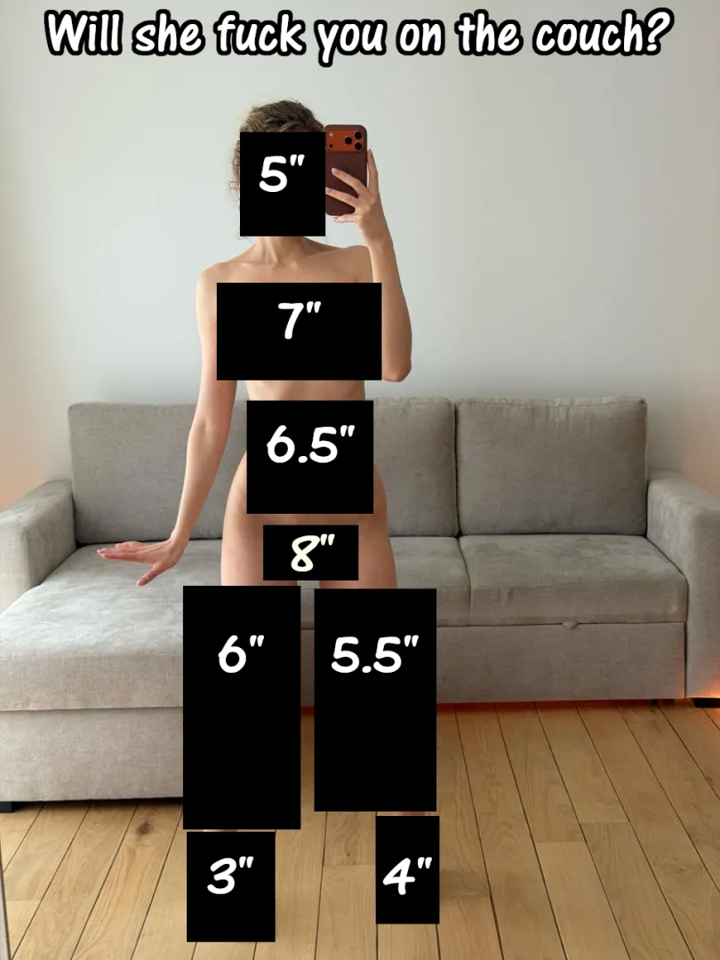 Are you big enough to fuck her on the couch? posted by jb22_pics