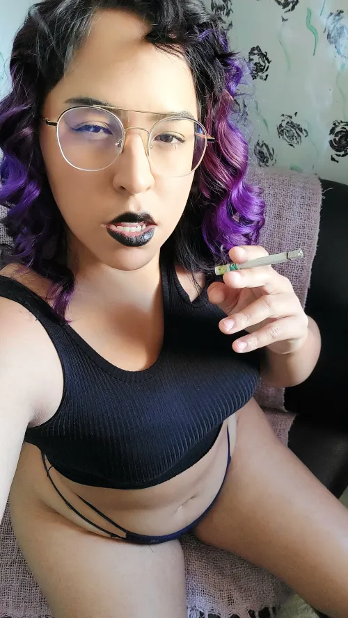 Are you distracted by my black lips by Nova20251