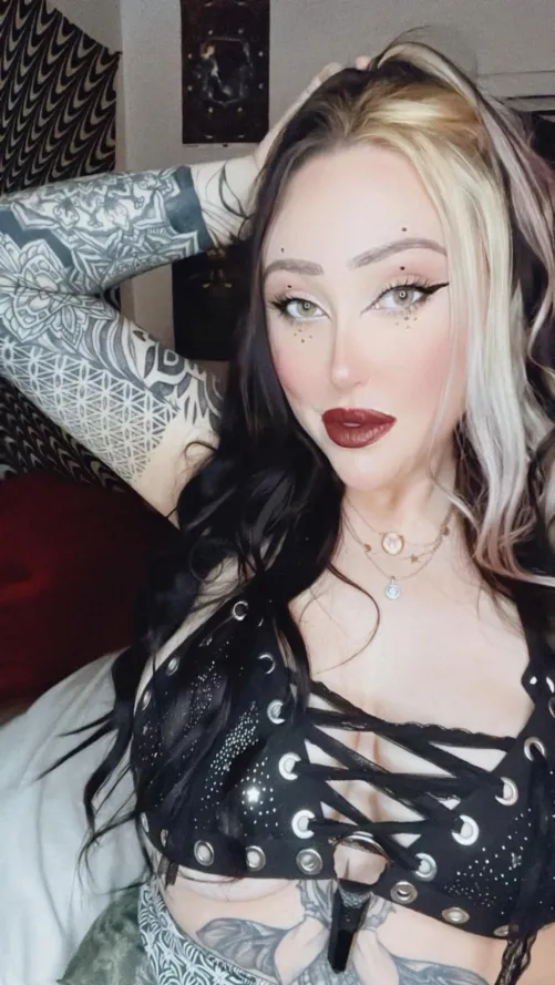are you into big tiddy goth girls with tattoos like mine?  by orphicgoddess
