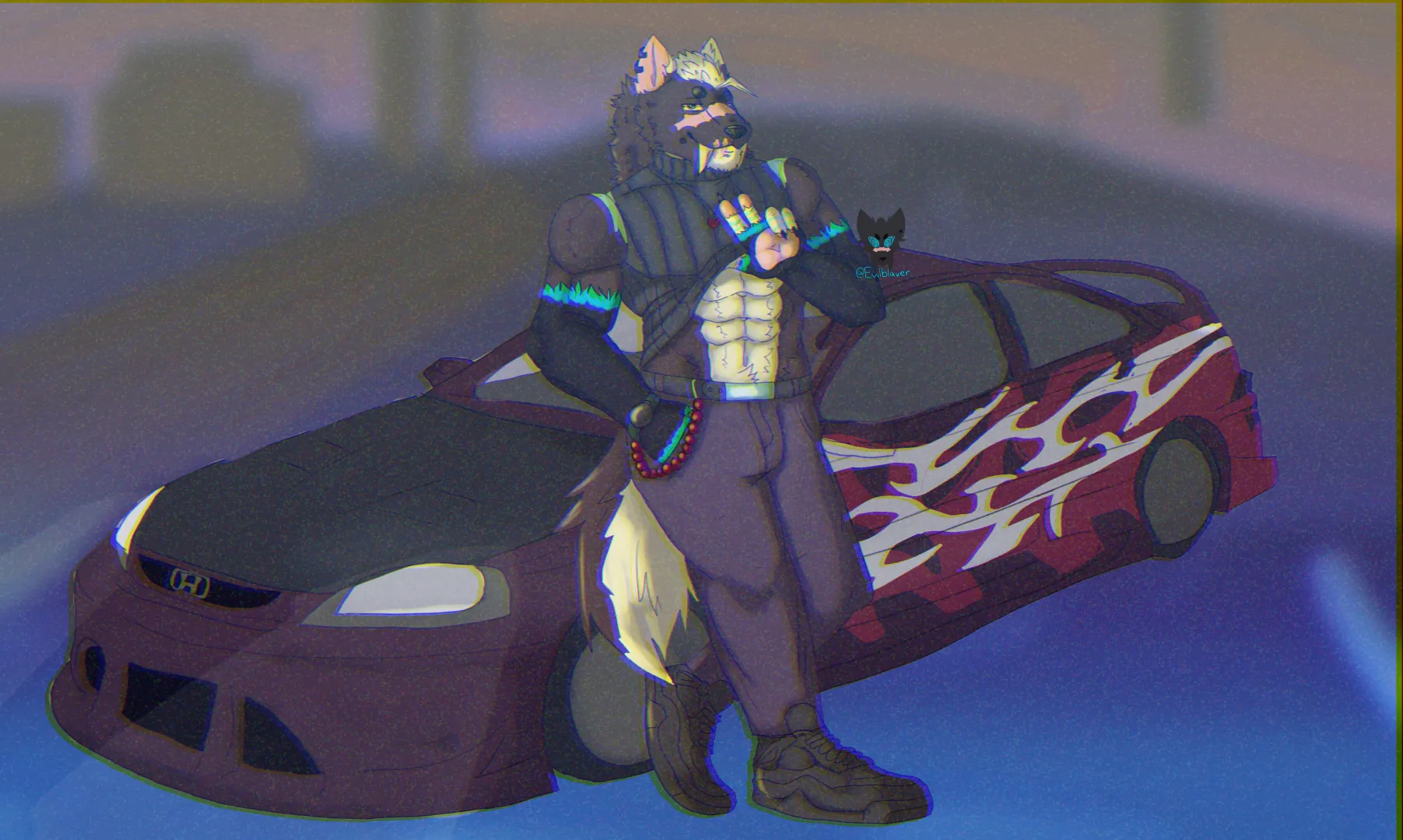 Are you ready to race against me nerd ? Artist: Evilblaver ( me :3 !) posted by Evilblaver