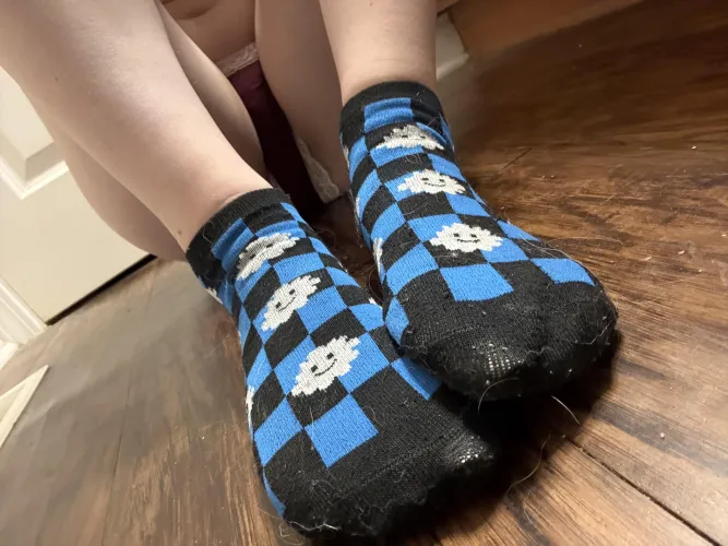 aren’t my checkered socks cute? by findom_queenbee