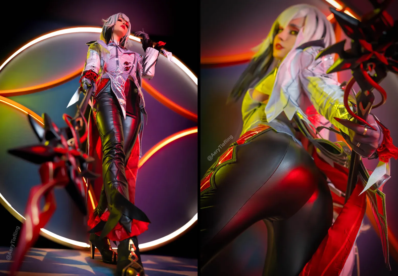 Arlecchino (Aery Tiefling) [Genshin Impact] posted by AeryKorvair