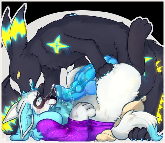 [Art] [Feral] [anthro] Like father like son by Educational_Tree_385