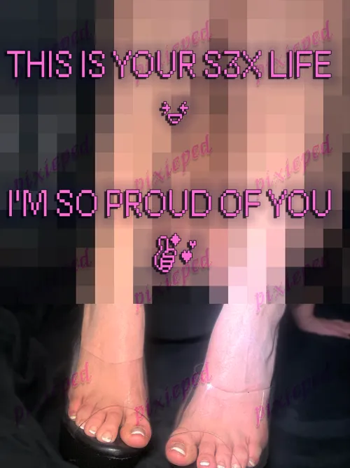 as a reward, u see my toes by pixxiepies