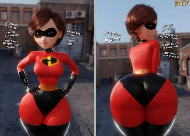 Asking Elastigirl for an ass slap(Smitty34) posted by xMoonkissed_