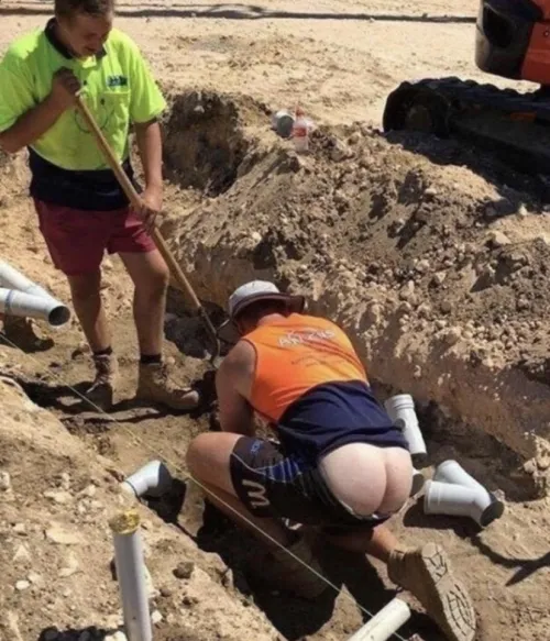 Ass out while working by Primal_Mantis