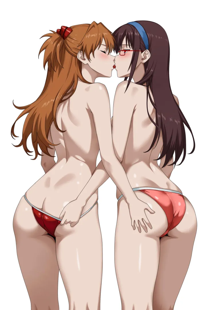 Asuka x Mari [Neon Genesis Evangelion] posted by xdragon2k