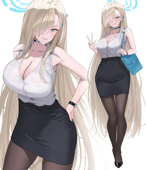 Asuna Ichinose [Blue Archive] by WoolsonDaSheep