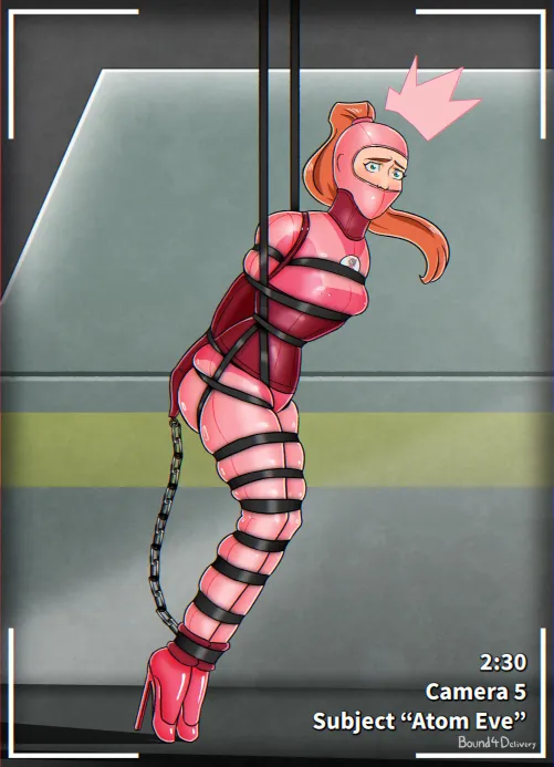 Atom Eve imprisoned (bound4delivery) by averagedebbieenjoyer