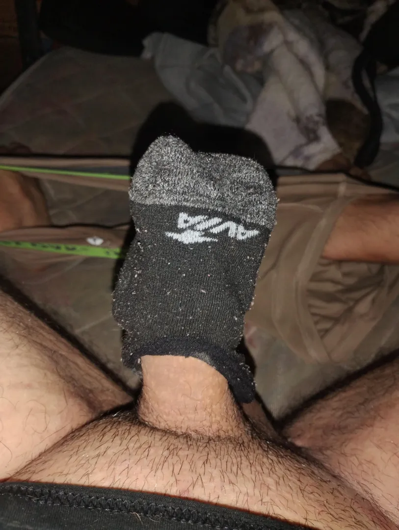 Aunt's sock posted by cumsocklover23
