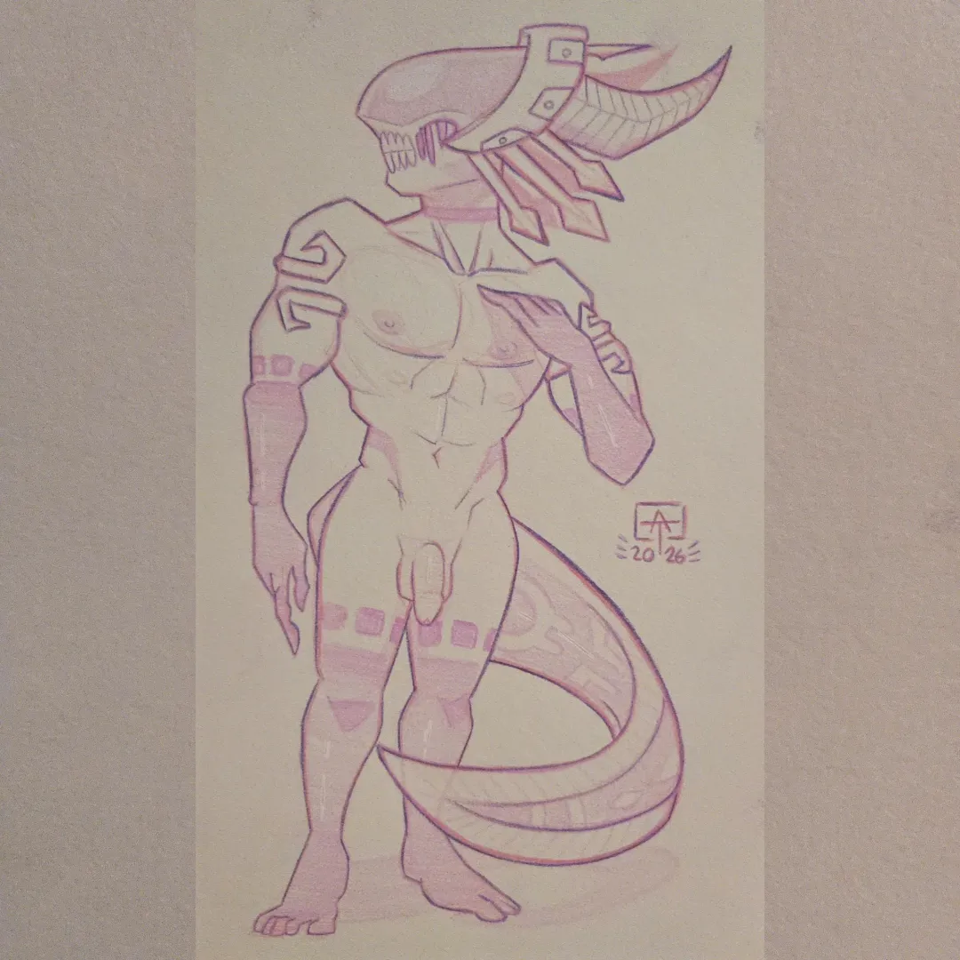 Axolotl Demon Daddy posted by sock_le_coq