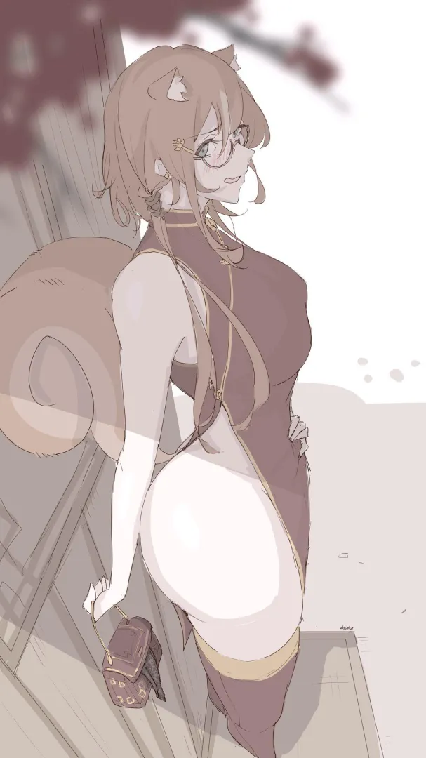 [Ayunda Risu] Highleg (echo0delta) posted by centrallovetown