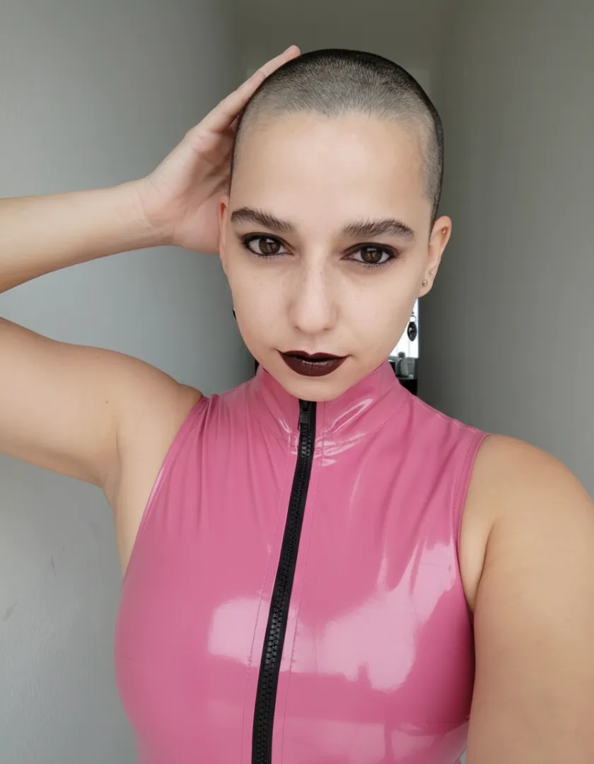 Bald pink latex posted by rahelbald