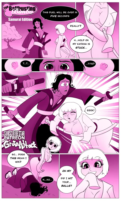 Ballbusting Bimbo Samurai by Groinattacker