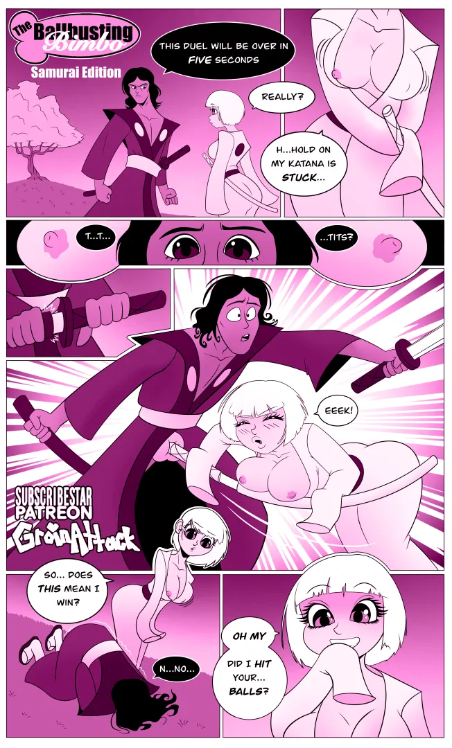 Ballbusting Bimbo Samurai posted by Groinattacker