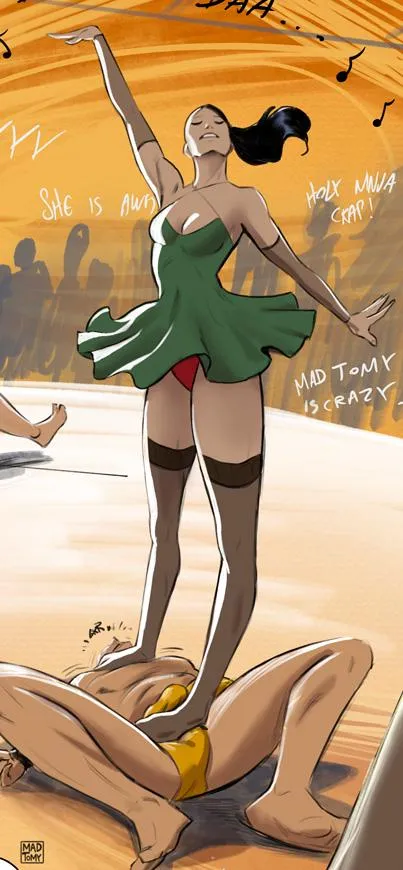 Ballerina ballbusting trample posted by MadTomyArt