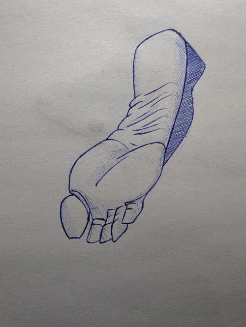 Ballpoint pen copy of Sleepygimp by pythonboy69