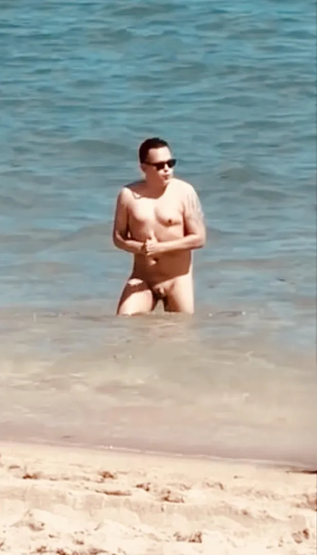 Bare ocean swim + that first cold breeze on every inch of skin as you exit = pure naturist bliss posted by FLJoeAlpha