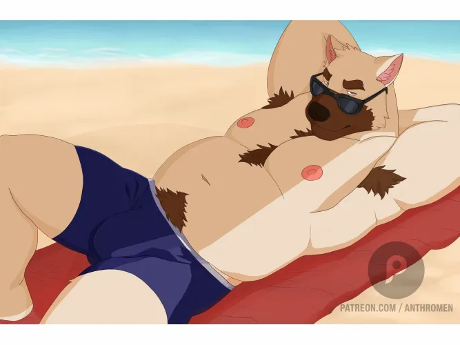 Basking (Artist: Me) by AnthroMen