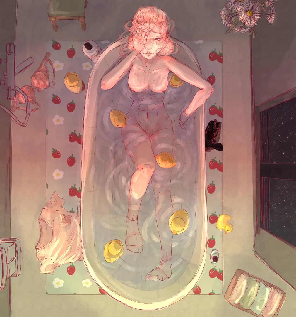 Bath time by me posted by Yussi___