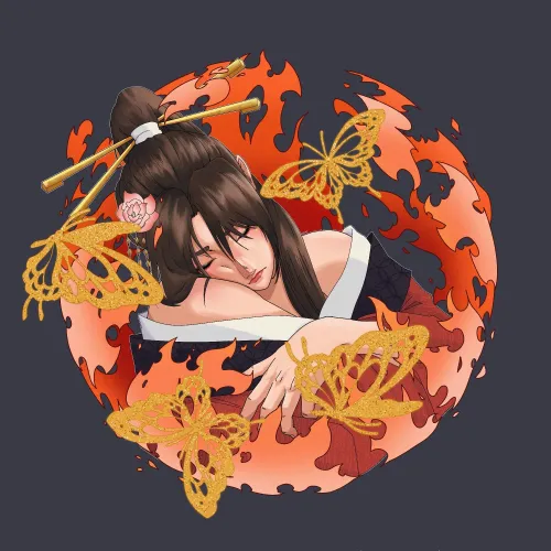 Bathed in fire by sunnyjamboree by Cicada_5