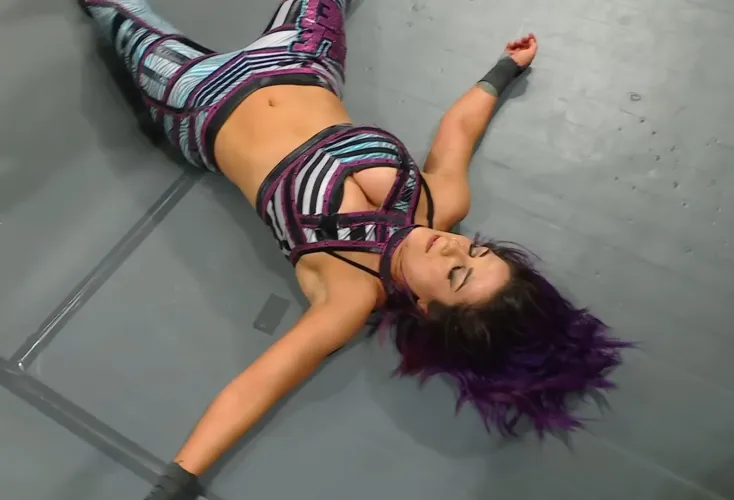 Bayley unconscious by SpunkFunkJunk