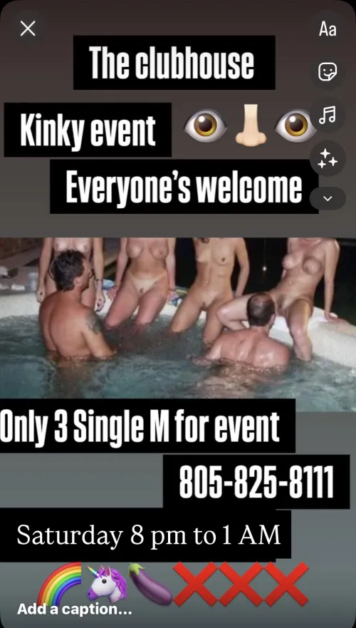 BBQ Saturday at 7 pm jacuzzi and play Rooms aster by Technical-Dress-8424