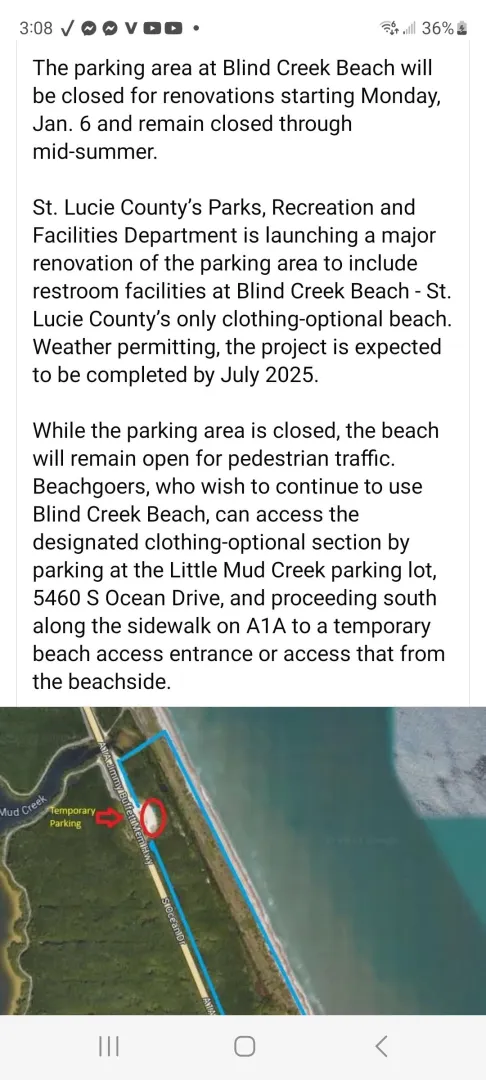 BCB Parking Lot, Showers, and Restrooms Update posted by ContributionSea4866