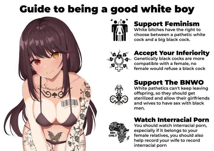 Be a good Whiteboi by NastyNymph0