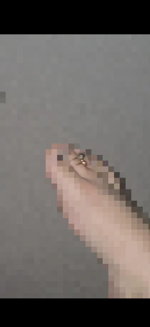 Be grateful for my denial loser Lucky for you i missed pixeling my toe ring by CucumberDramatic2625