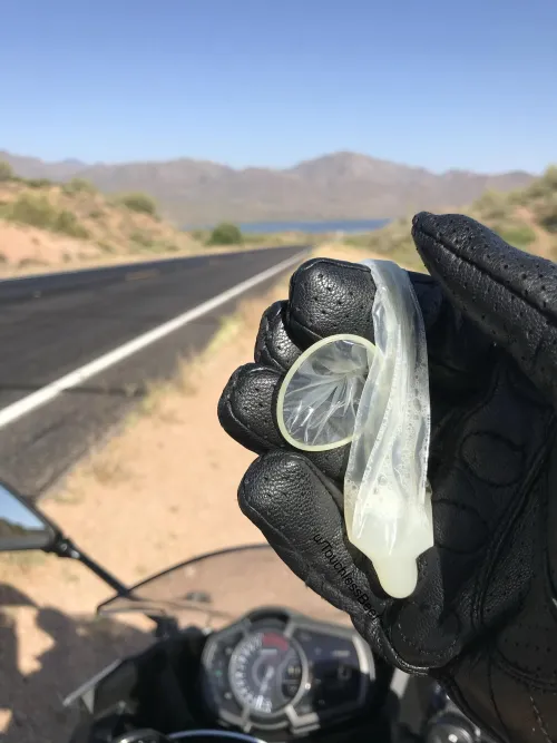 Be this biker’s roadside relief? by TouchlessBeef