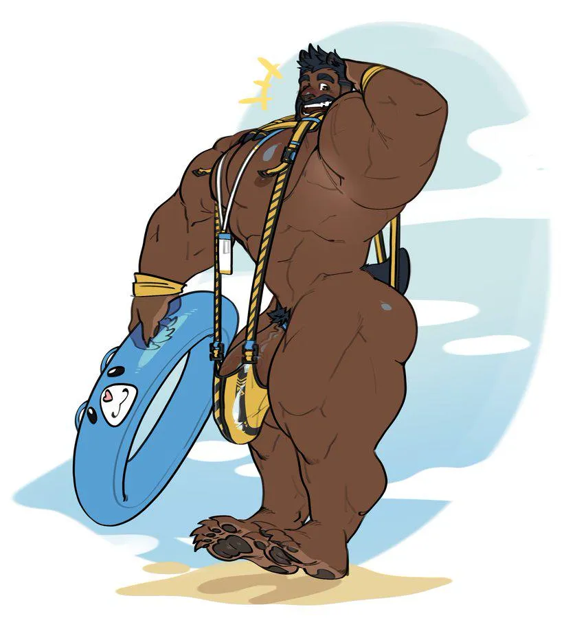 Beach Bear! posted by Normal_Equivalent_11
