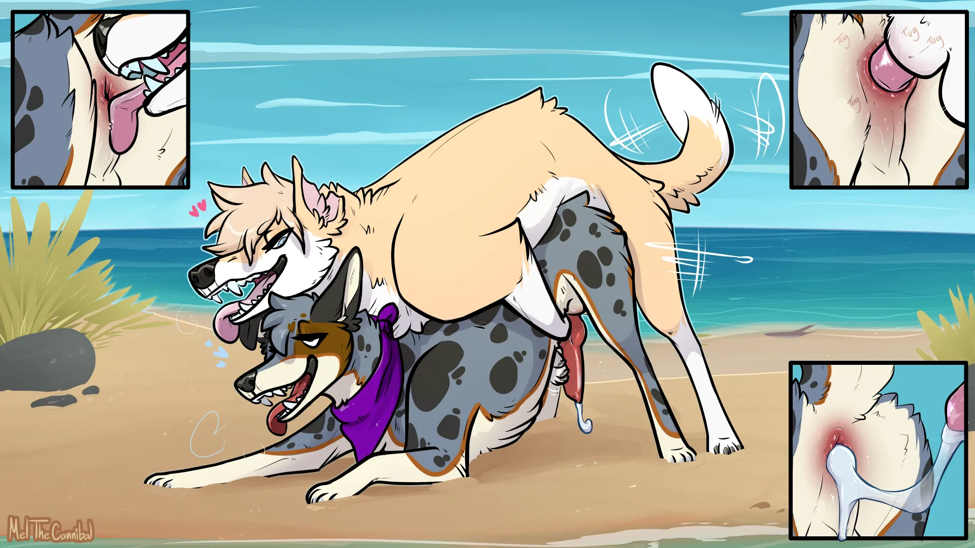 Beach Date  (meldritchhorror) [MM] posted by Olive-The-Otter