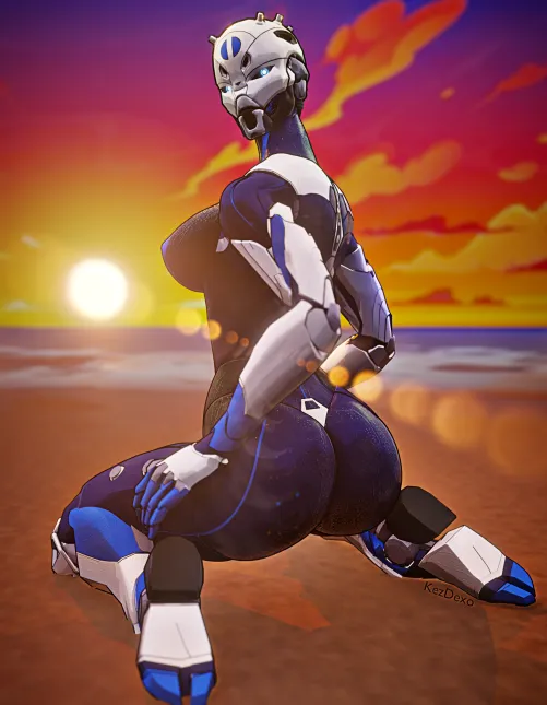 Beach day with Elsie (@KezDexo) by KezDexo