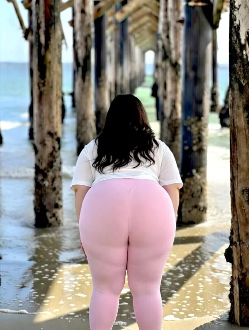 Beach day with your fav leggings by Prestigious_Win_8166