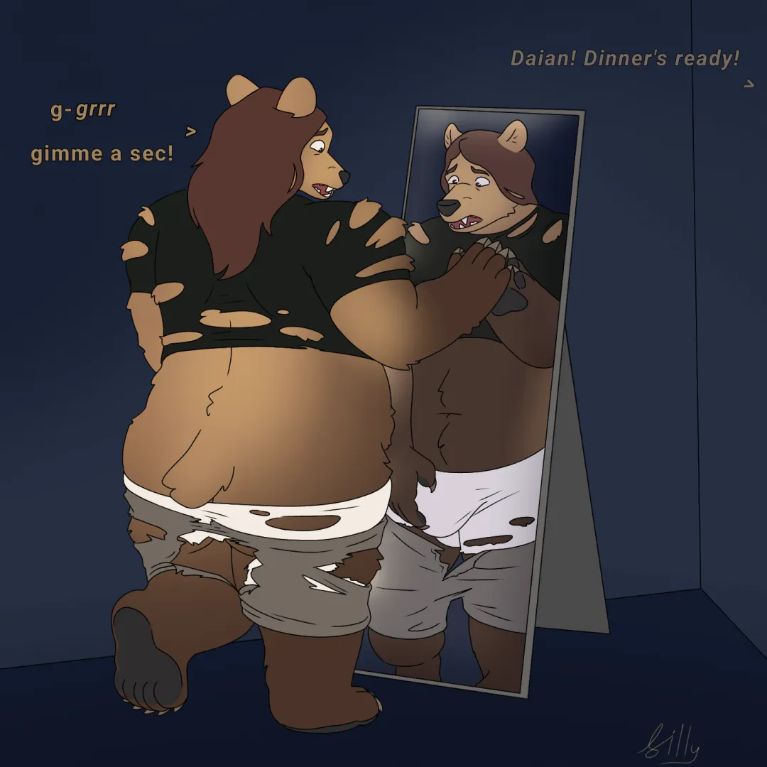 bear in the mirror tf posted by roythepuppyboy