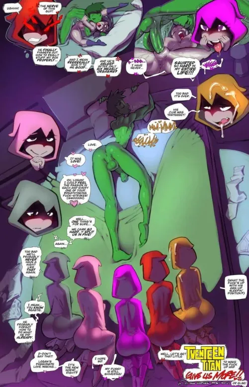 Beastboy satisfying all of Raven’s emotions (Fred Perry) [Teen Titans] by FloralMusee