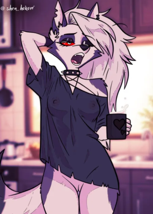 Beautiful morning with Loona (shen hokori) by dummysugar