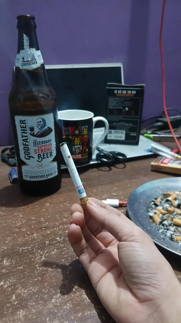 Beer and gudang garam posted by Intrepid_Phone_2179