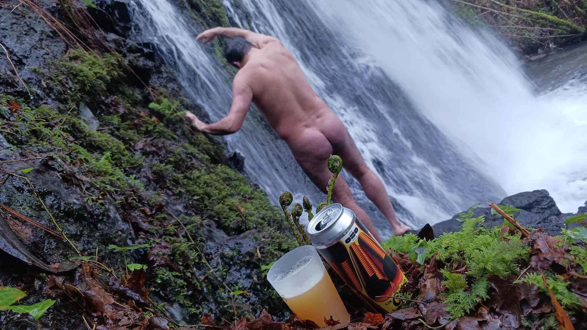Beer time in nature. The best plan posted by nudebodytime