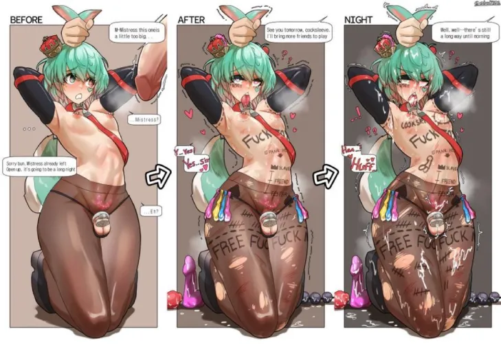 before and after by otokonokok