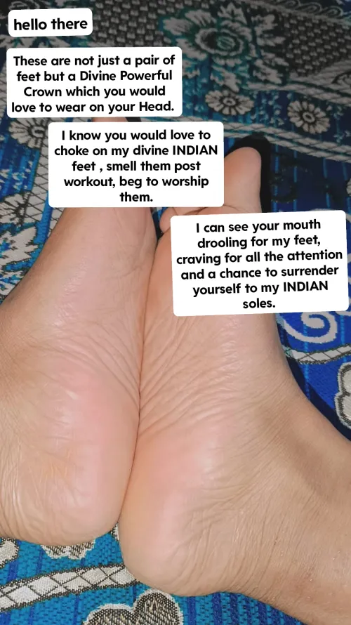 Beg for my soles until you get a glance of them. by shika_hotfudge