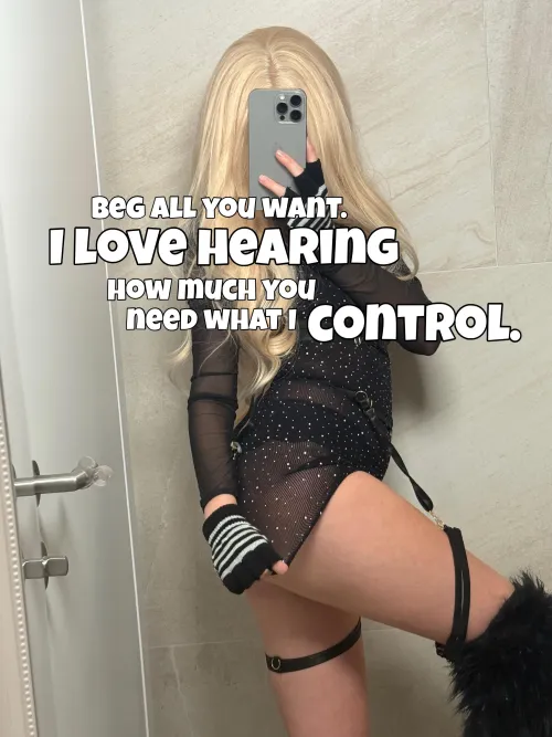 Beg louder, slut. I control every throb, every drop by CutLuxie