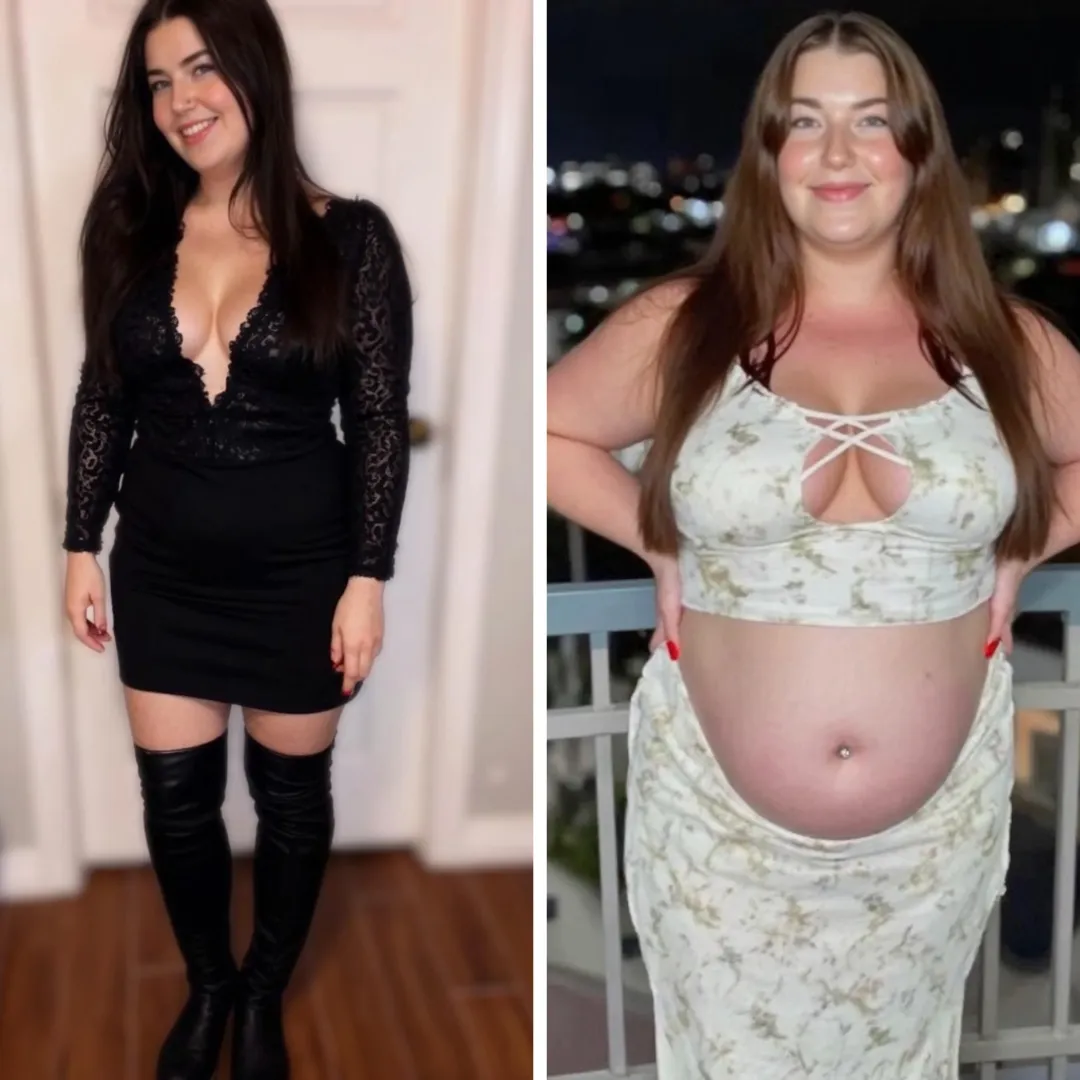 Belly growing skin glowing ✨ posted by PlumpLotus