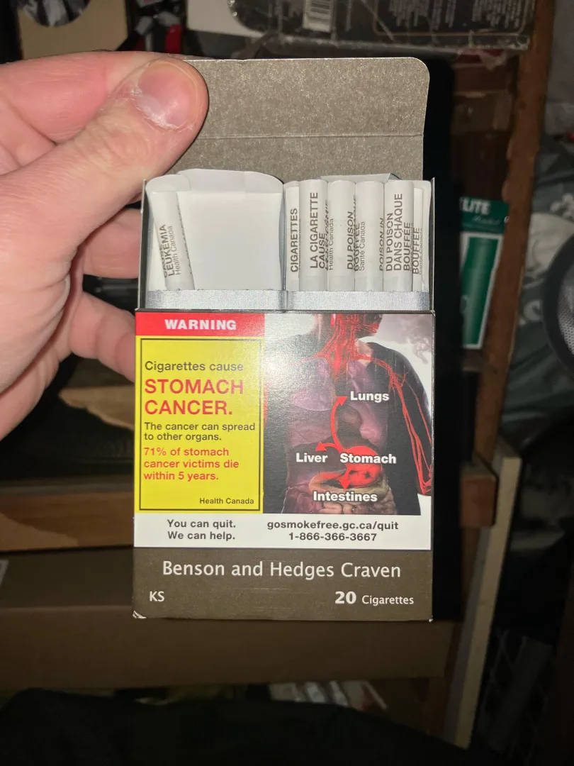 Benson and hedges Craven (Canada review). posted by Haxy_008_Koan